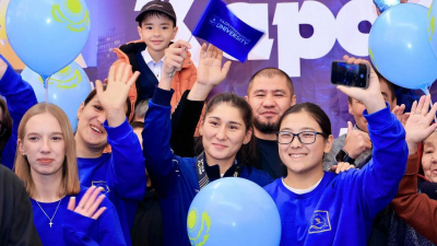 Как встречали двукратную чемпионку мира по боксу в Караганде