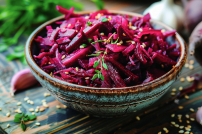 Салат &laquo;Румяная Марфа&raquo; &mdash; простой рецепт из свеклы, который удивляет вкусом и ароматом