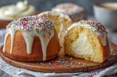 Сухие куличи оставьте в прошлом: пасха с начинкой из творожного крема, печь и есть &mdash; одно удовольствие