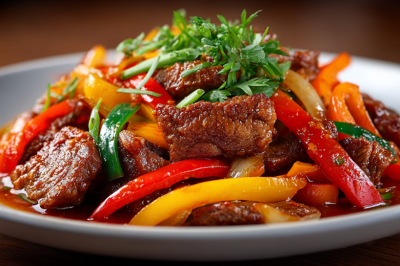 Без майонеза и запекания готовлю обалденную свинину: самое трудное в рецепте &mdash; нарезать ингредиенты