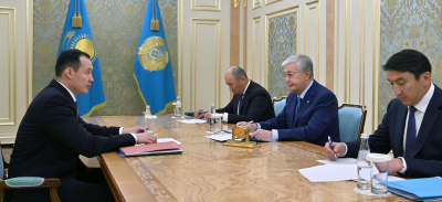 Президент принял главу правления нацкомпании «QazaqGaz»