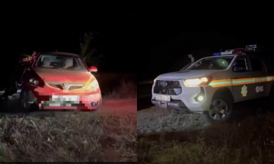В Актобе двое подростков чуть не упали на авто с обрыва