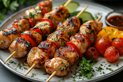 Забыла о сухой грудке, запекаю 15 минут &mdash; нежная и легко жевать: шашлычки &mdash; беспроигрышный рецепт