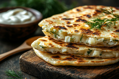 Татарский ответ бургерам: лепешка кузикмяк с картошкой &mdash; вкусная и простая