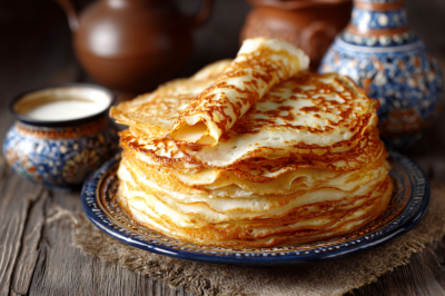 Нежные, как лепесток, и такие же тонкие &mdash; мой проверный рецепт блинчиков на Масленицу