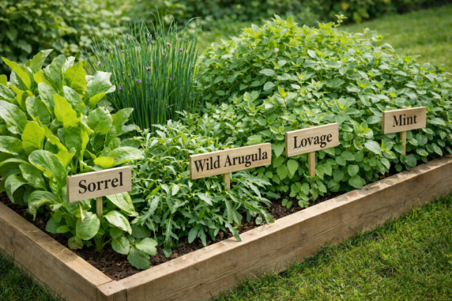 Делаем &laquo;грядку здоровья&raquo; &mdash; 5 многолетников, которые можно добавлять прямо в салат. Полезная зелень, которая растет сама