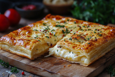 Грузинский хачапури с брынзой: рецепт хрустящих солоноватых пирогов из слоеного теста