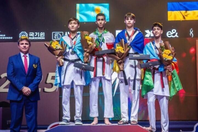 Казахстанец стал серебряным призером чемпионата мира по таеквондо в ОАЭ